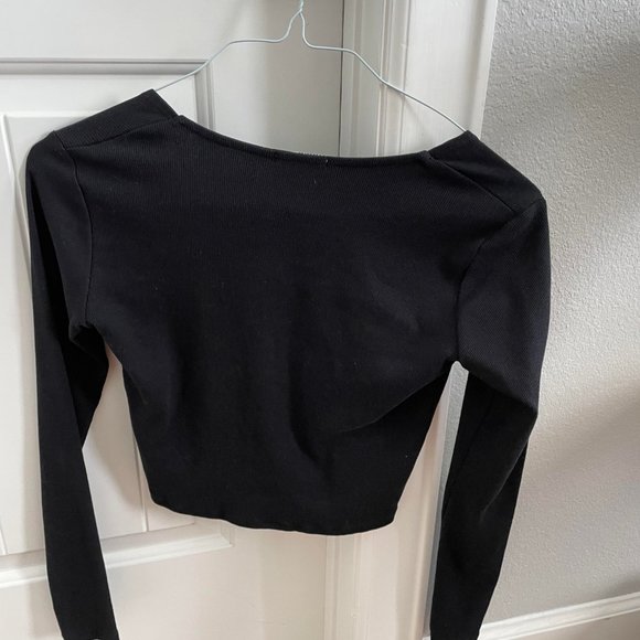 Cotton On Womens Black Crop Top - Picture 2 of 2